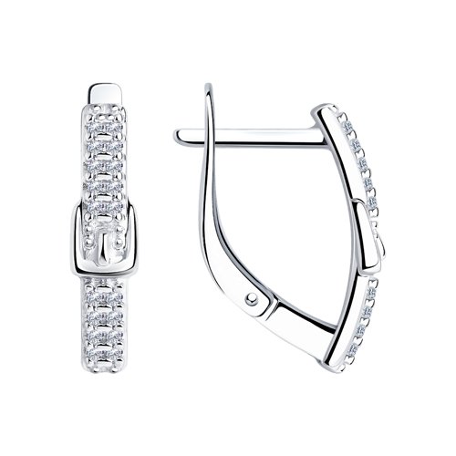 Серьги Diamant - Серебро 925, Фианит (арт. 94-120-00792-1)