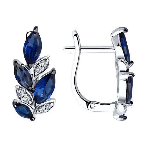 Серьги SOKOLOV - Серебро 925, Фианит (арт. 94026510)
