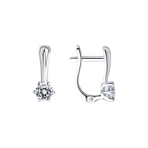 Серьги SOKOLOV - Серебро 925, Фианит (арт. 94025264)
