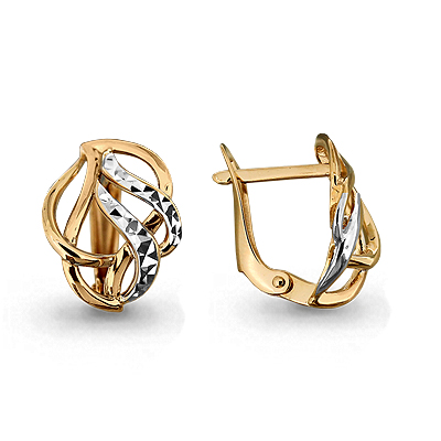 Серьги Аквамарин - Золото 585 (арт. 31767.1)