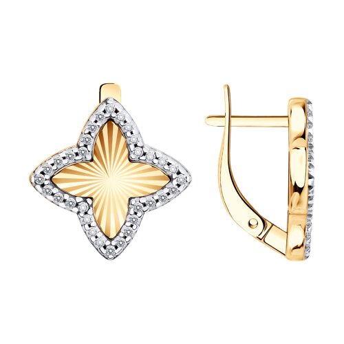 Серьги SOKOLOV - Серебро 925, Фианит (арт. 93022568)