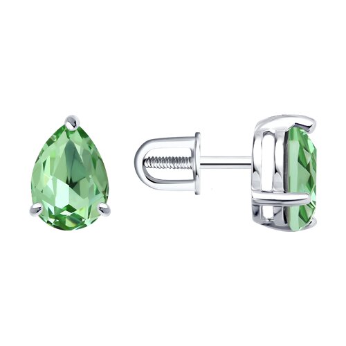 Серьги Diamant - Серебро 925, Кристалл (арт. 94-122-00220-2)