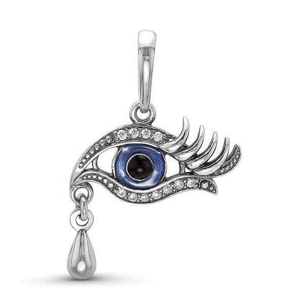 Подвеска Красная пресня - Серебро 925, Фианит, Эмаль (арт. 5388614)