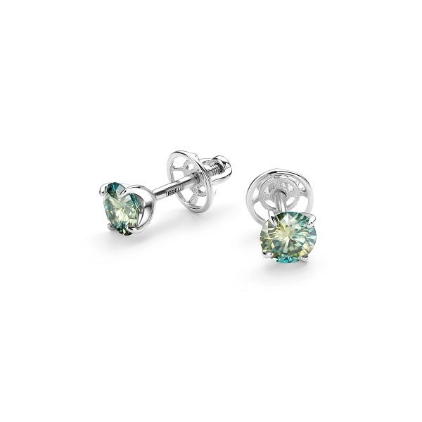 Серьги Дар - Серебро 925, Синтетический муассанит (арт. С-5189рс16139)