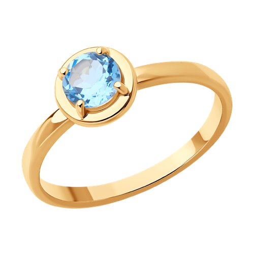 Кольцо SOKOLOV - Золото 585, Топаз (арт. 716419)
