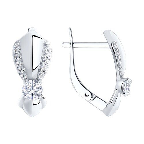 Серьги Diamant - Серебро 925, Фианит (арт. 94-120-00022-1)