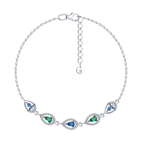 Браслет Diamant - Серебро 925, Фианит (арт. 94051180)