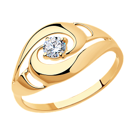 Кольцо SOKOLOV - Серебро 925, Фианит (арт. 93010598)