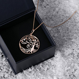 Подвеска ЮФ Династия - Золото 375, Фианит (арт. 101828-5102)