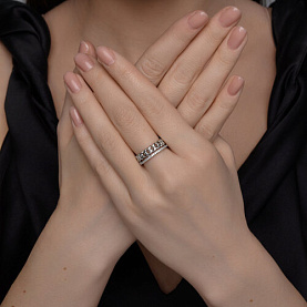 Кольцо SOKOLOV - Серебро 925, Фианит (арт. 94014232)