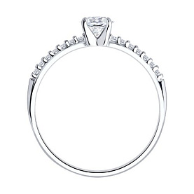 Кольцо SOKOLOV - Серебро 925, Фианит (арт. 94012944)