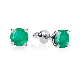 Серьги Platinum Lab. - Платина 950 (арт. ПС-036И-01)