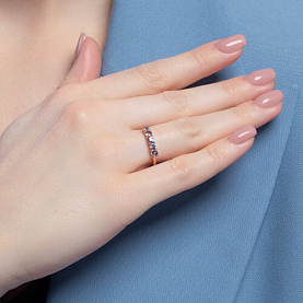 Кольцо SOKOLOV - Серебро 925, Танзанит (арт. 92014393)