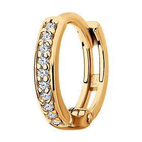 Серьга SOKOLOV - Серебро 925, Фианит (арт. 93170021)