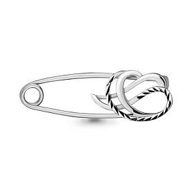 Булавка Аквамарин - Серебро 925 (арт. 72586.5)