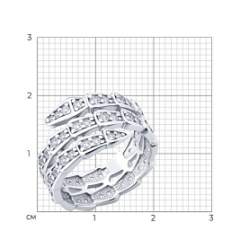 Кольцо Diamant - Серебро 925, Фианит (арт. 94-110-02299-1)