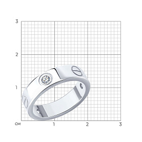 Кольцо SOKOLOV - Серебро 925, Фианит (арт. 94014620)