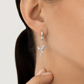 Серьги SOKOLOV - Серебро 925, Фианит (арт. 94027081)