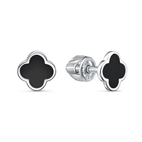 Серьги Иллада - Серебро 925, Эмаль (арт. с052691-5)