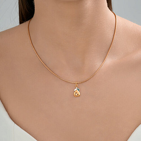 Подвеска Diamant - Серебро 925, Фианит, Эмаль (арт. 93-130-02276-1)