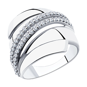 Кольцо Diamant - Серебро 925, Фианит (арт. 94-110-00425-1)