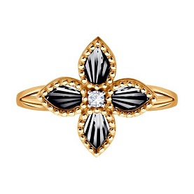 Кольцо Diamant - Золото 585, Фианит (арт. 51-110-02984-1)