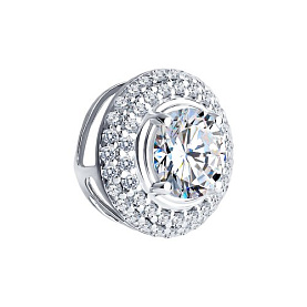 Подвеска SOKOLOV - Серебро 925, Фианит (арт. 94030733)