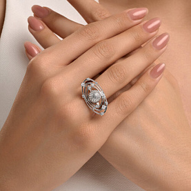 Кольцо SOKOLOV - Серебро 925, Фианит (арт. 94014825)