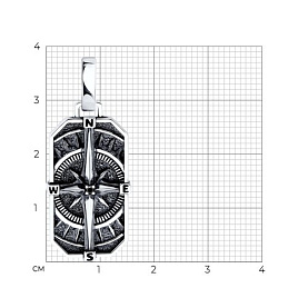 Подвеска Diamant - Серебро 925, Фианит (арт. 95-130-02643-1)