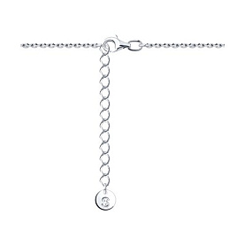 Колье SOKOLOV - Серебро 925, Аметист, Фианит (арт. 92070111)