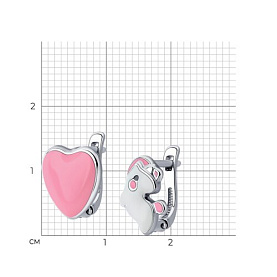 Серьги SOKOLOV - Серебро 925, Эмаль (арт. 94025647)