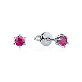 Серьги Platinum Lab. - Платина 950 (арт. ПС-004Р-01)