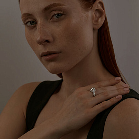 Кольцо SOKOLOV - Серебро 925, Фианит (арт. 94013840)