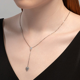 Колье SOKOLOV - Серебро 925, Фианит (арт. 94070947)