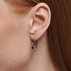 Серьга SOKOLOV - Серебро 925, Фианит (арт. 94170316)