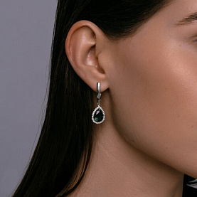 Серьги SOKOLOV - Серебро 925, Фианит (арт. 94026745)