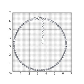 Браслет SOKOLOV - Серебро 925, Фианит (арт. 94051151-91)