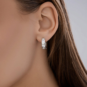Серьги SOKOLOV - Серебро 925, Фианит (арт. 94027209)