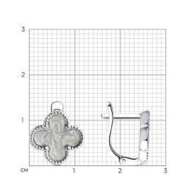Серьги SOKOLOV - Серебро 925, Эмаль (арт. 94026443)