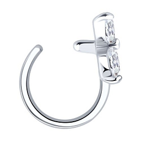 Серьга SOKOLOV - Серебро 925, Фианит (арт. 94170391)