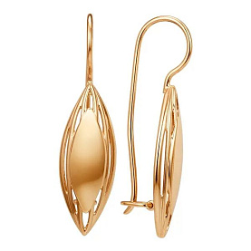 Серьги ЮФ Династия - Золото 375 (арт. 011492-5000)