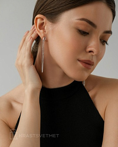 Серьги Красцветмет - Серебро 925 (арт. НС22-383-3)