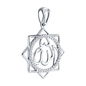 Подвеска SOKOLOV - Серебро 925, Фианит (арт. 94032894)