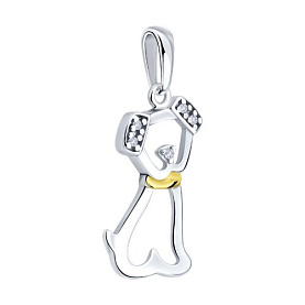 Подвеска Diamant - Серебро 925, Фианит (арт. 94-130-02269-1)