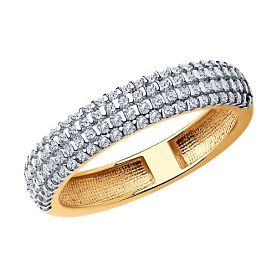 Кольцо Diamant - Серебро 925, Фианит (арт. 93-110-01766-1)