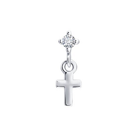 Серьга Diamant - Серебро 925, Фианит (арт. 94-127-02419-1)