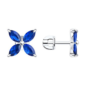 Серьги SOKOLOV - Серебро 925, Фианит (арт. 94024865)