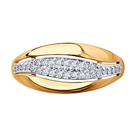 Кольцо SOKOLOV - Серебро 925, Фианит (арт. 93010500)