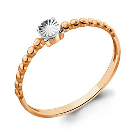 Кольцо Аквамарин - Золото 585 (арт. 54597.1)