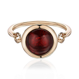 Кольцо Максипром - Серебро 925, Янтарь (арт. 210 2951 201)